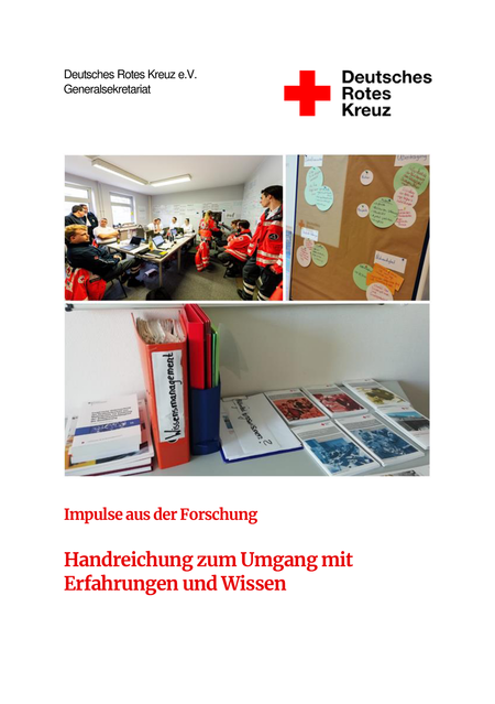 Titelseite Handreichung Wissensmanagement Titelseite der Handreichung zum Wissensmanagement