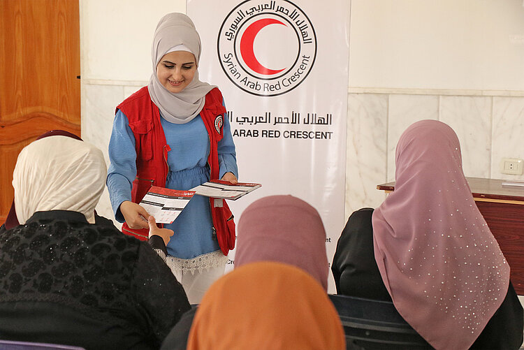 Gesundheitsprävention in Gemeinden in Syrien