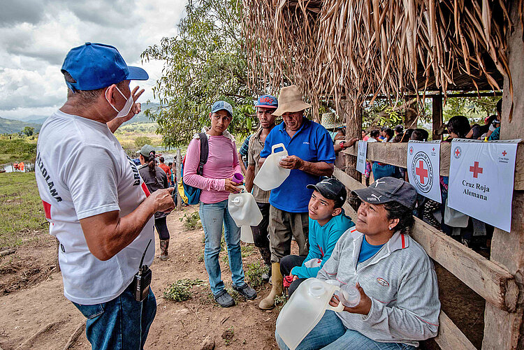 Rotkreuz-Hilfe in Venezuela Rotkreuz-Hilfe in Venezuela in ländlichem Gebiet