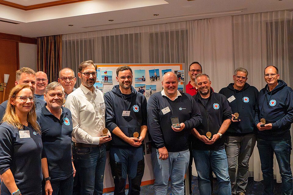 Ehrungen Wasserwacht 2025 Gruppenfoto