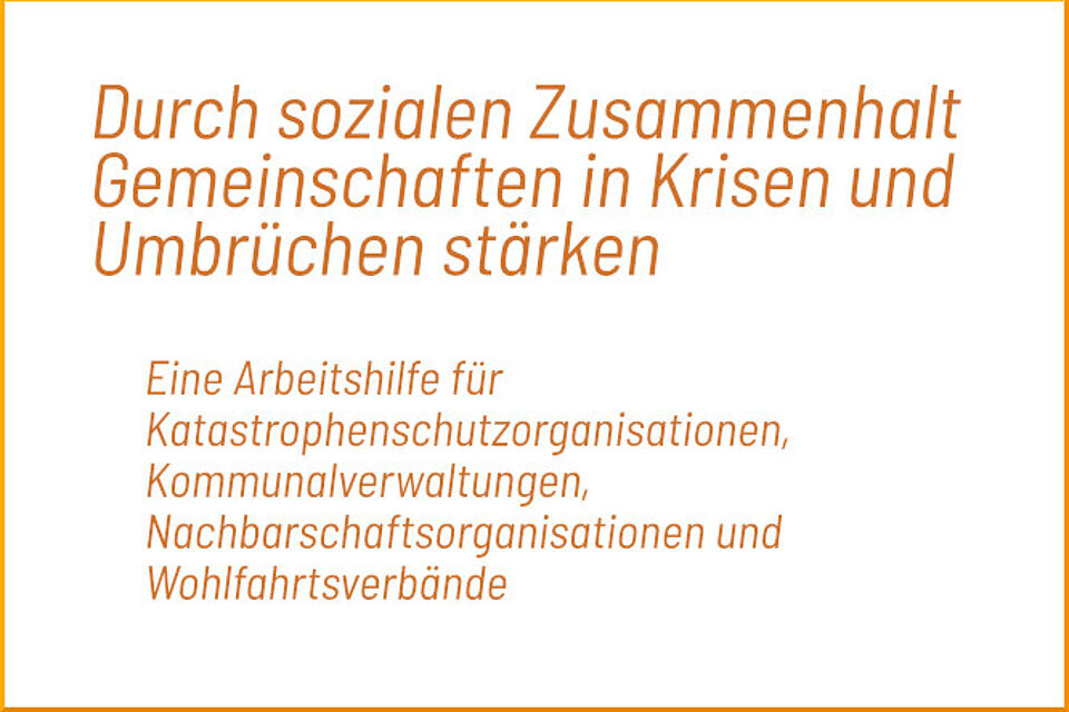 ResOrt Titel der Arbeitshilfe des Projekts ResOrt