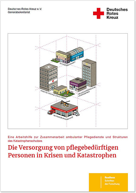 Die Versorgung von pflegebedürftigen Personen in Krisen und Katastrophen Titelbild Arbeitshilfe AUPIK
