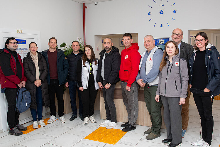 hauslebensabend.livelegation in der Ukraine beim Projektbesuch 