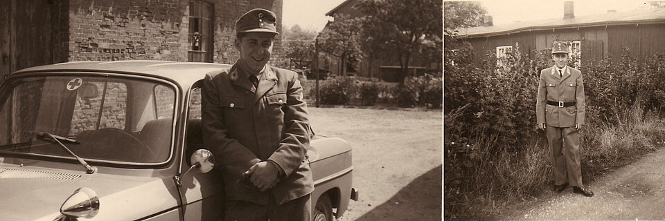 Burghard Strack Rotkreuzler in Uniform den 60er Jahren