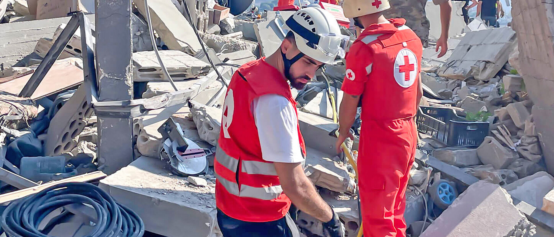 Rotes Kreuz im Rettungseinsatz im Libanon 