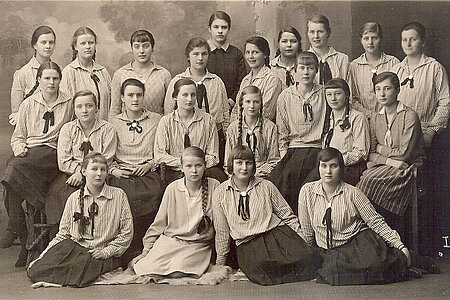 historisches Klassenfoto
