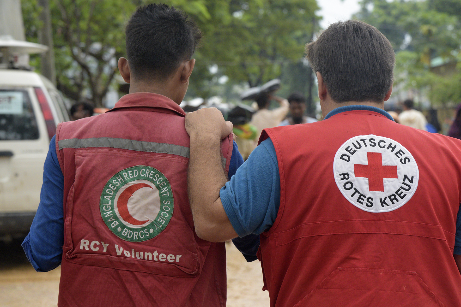 Staff of Red Cross and Red Crescent 
